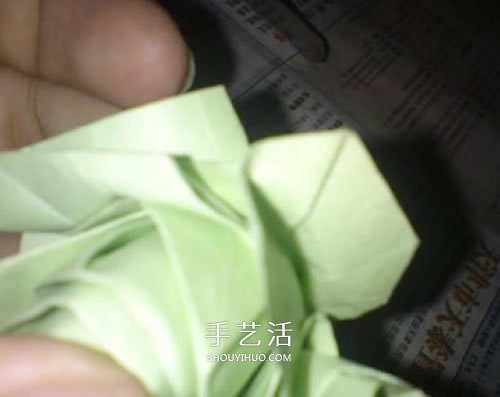 美麗又復雜玫瑰花折紙 NS玫瑰折紙實拍圖解 -  rpnrmr.com