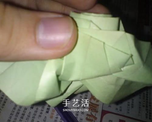 美麗又復雜玫瑰花折紙 NS玫瑰折紙實拍圖解 -  rpnrmr.com