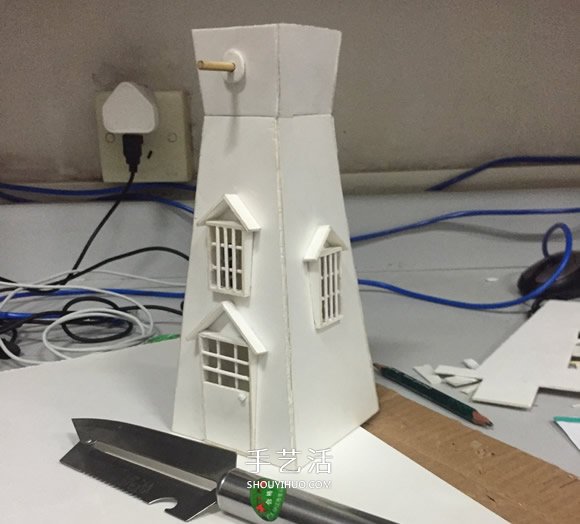 荷蘭風(fēng)車模型制作方法 PVC板做荷蘭風(fēng)車的教程 -  rpnrmr.com