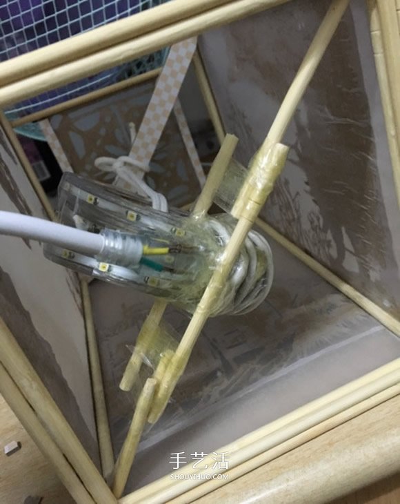 廢物利用手工燈飾制作 文藝范燈罩DIY圖解教程 -  rpnrmr.com