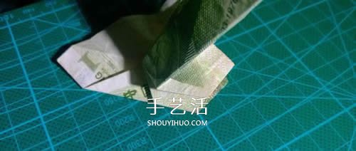 六角徽章的折法圖解 一元紙幣折紙六角徽章 -  rpnrmr.com