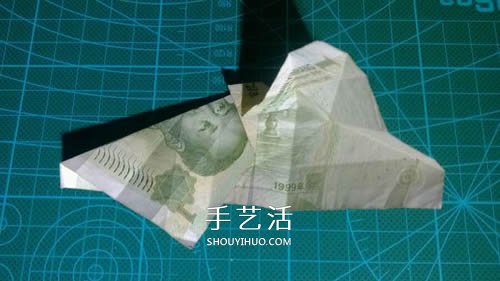 六角徽章的折法圖解 一元紙幣折紙六角徽章 -  rpnrmr.com