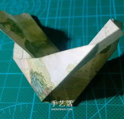 六角徽章的折法圖解 一元紙幣折紙六角徽章 -  rpnrmr.com
