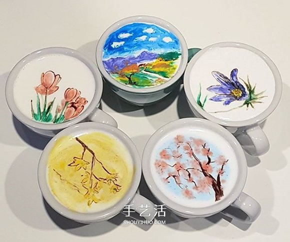 把世界名畫帶進(jìn)咖啡拉花 舍不得喝的杯中藝術(shù) -  rpnrmr.com