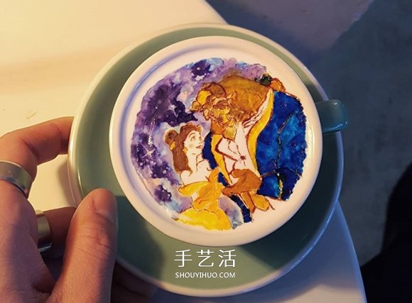 把世界名畫帶進(jìn)咖啡拉花 舍不得喝的杯中藝術(shù) -  rpnrmr.com