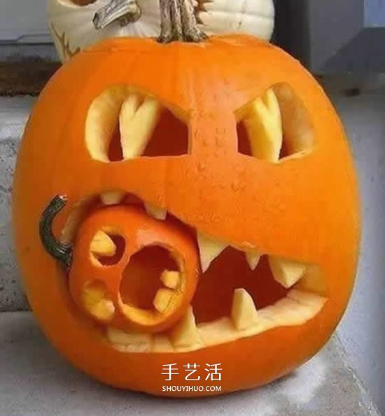 萬圣節(jié)南瓜燈DIY制作 自制萬圣節(jié)南瓜燈的方法 -  rpnrmr.com