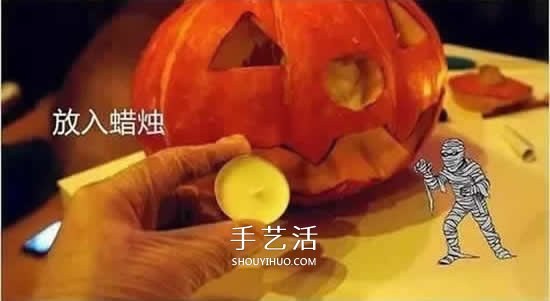 萬圣節(jié)南瓜燈DIY制作 自制萬圣節(jié)南瓜燈的方法 -  rpnrmr.com