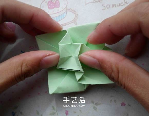 鉆石玫瑰的折法圖解 怎么折鉆石玫瑰的教程 -  rpnrmr.com