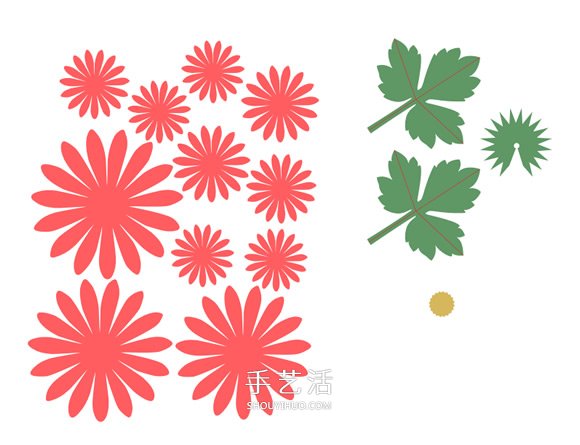 非洲菊的手工制作圖解 卡紙做非洲菊的方法 -  rpnrmr.com