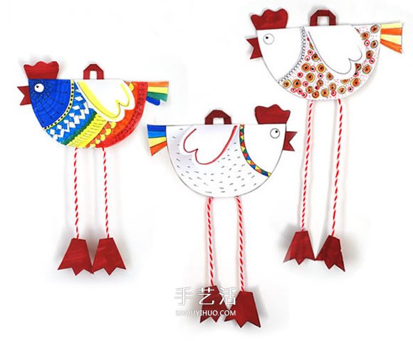 幼兒剪紙制作小雞掛飾 卡紙做小雞掛飾的方法 -  rpnrmr.com