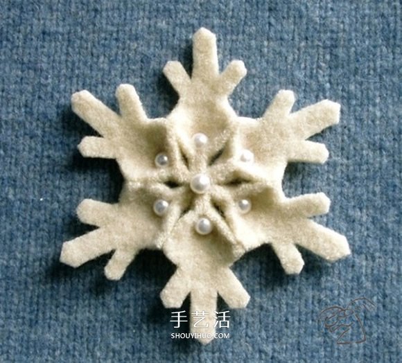 18種不織布雪花圖片 手工布藝制作雪花大全 -  rpnrmr.com