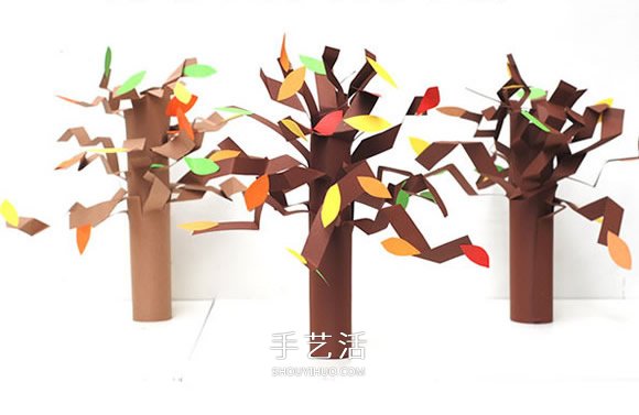 幼兒園大樹(shù)手工制作 簡(jiǎn)單立體大樹(shù)的做法教程 -  rpnrmr.com