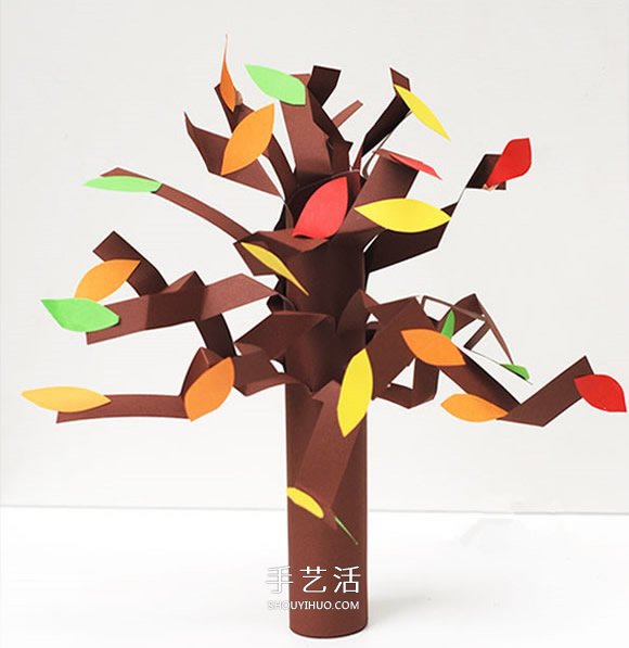 幼兒園大樹(shù)手工制作 簡(jiǎn)單立體大樹(shù)的做法教程 -  rpnrmr.com
