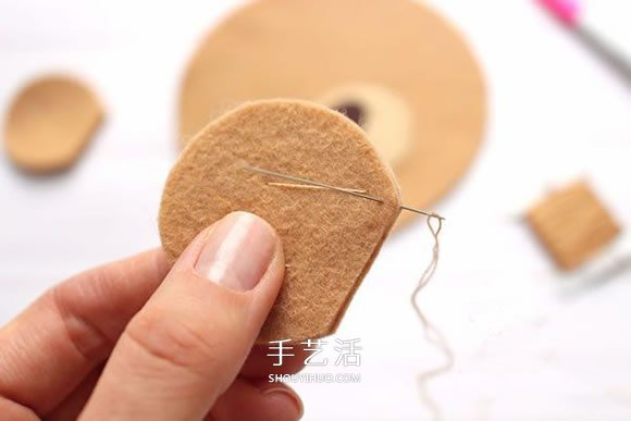 不織布新年小熊制作 超萌小熊布偶DIY圖解 -  rpnrmr.com
