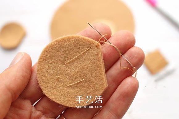 不織布新年小熊制作 超萌小熊布偶DIY圖解 -  rpnrmr.com