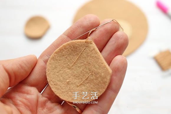 不織布新年小熊制作 超萌小熊布偶DIY圖解 -  rpnrmr.com