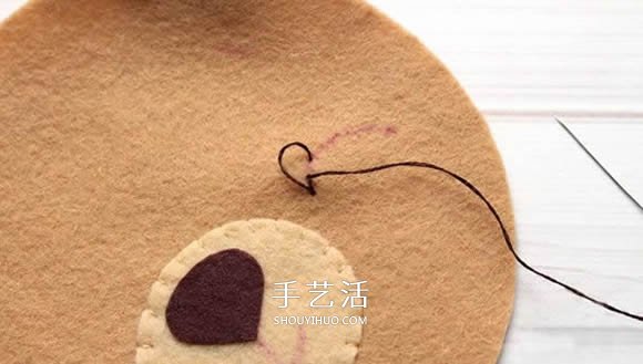 不織布新年小熊制作 超萌小熊布偶DIY圖解 -  rpnrmr.com