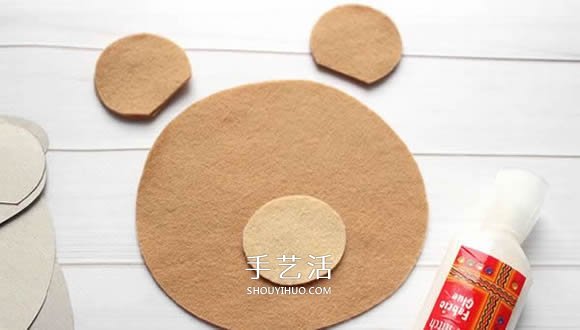 不織布新年小熊制作 超萌小熊布偶DIY圖解 -  rpnrmr.com