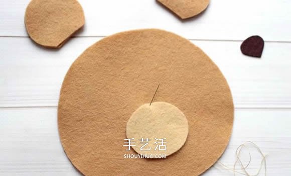 不織布新年小熊制作 超萌小熊布偶DIY圖解 -  rpnrmr.com