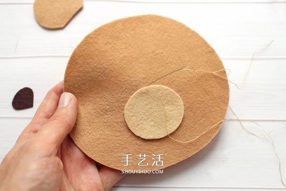 不織布新年小熊制作 超萌小熊布偶DIY圖解 -  rpnrmr.com