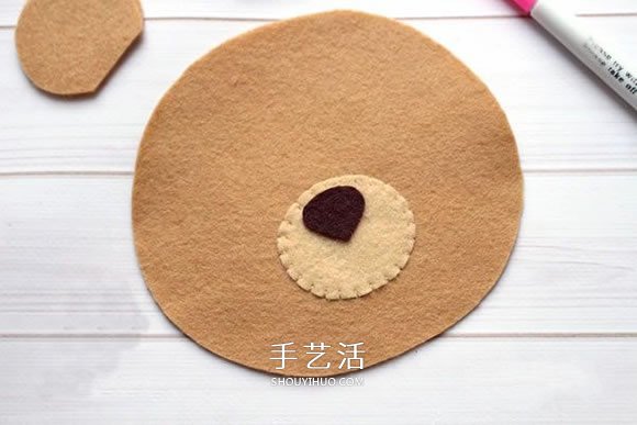 不織布新年小熊制作 超萌小熊布偶DIY圖解 -  rpnrmr.com