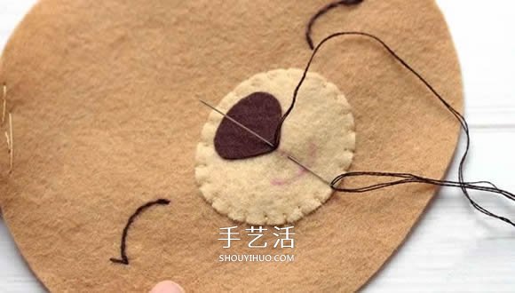 不織布新年小熊制作 超萌小熊布偶DIY圖解 -  rpnrmr.com