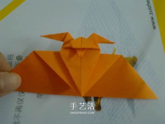 如何折紙蝙蝠的步驟圖 蝙蝠的折紙方法圖解 -  rpnrmr.com
