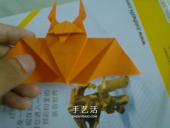 如何折紙蝙蝠的步驟圖 蝙蝠的折紙方法圖解 -  rpnrmr.com
