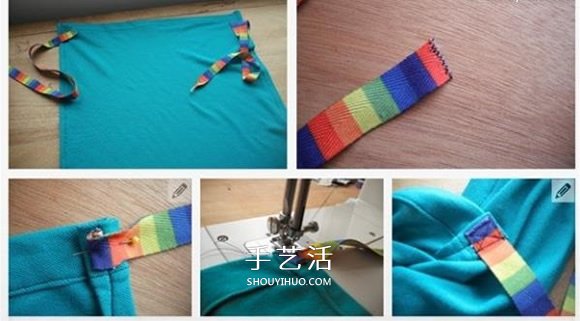 舊T恤改造廚房圍裙圖解 自制廚房圍裙的制作方法 -  rpnrmr.com