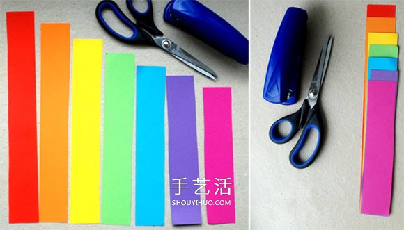 自制彩虹風(fēng)鈴的方法 卡紙制作彩虹風(fēng)鈴教程 -  rpnrmr.com