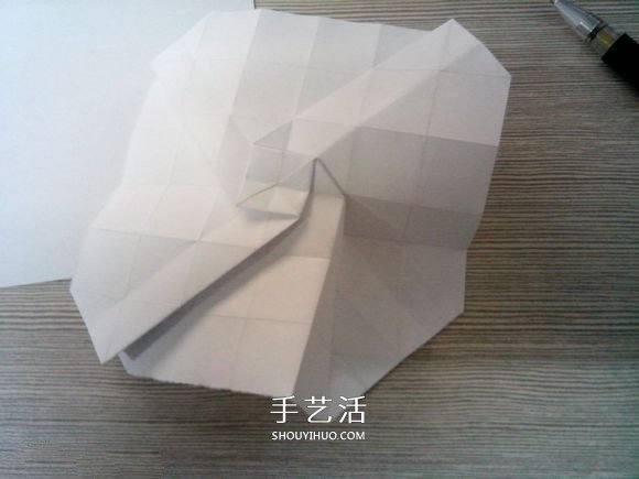 八瓣川崎玫瑰折法圖解 折紙八瓣川崎玫瑰花 -  rpnrmr.com