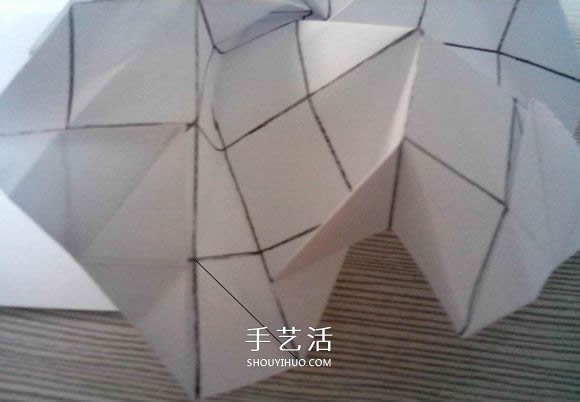 八瓣川崎玫瑰折法圖解 折紙八瓣川崎玫瑰花 -  rpnrmr.com