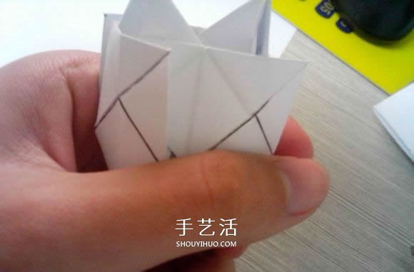 八瓣川崎玫瑰折法圖解 折紙八瓣川崎玫瑰花 -  rpnrmr.com