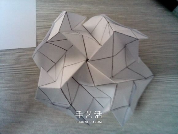 八瓣川崎玫瑰折法圖解 折紙八瓣川崎玫瑰花 -  rpnrmr.com