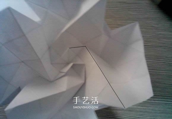 八瓣川崎玫瑰折法圖解 折紙八瓣川崎玫瑰花 -  rpnrmr.com