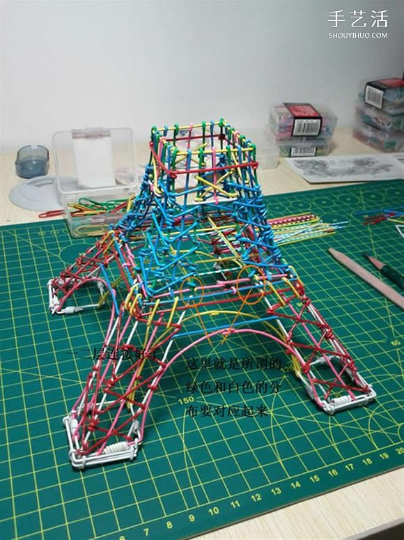 埃菲爾鐵塔模型制作 回形針做埃菲爾鐵塔教程 -  rpnrmr.com