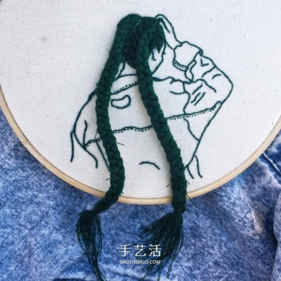 3D立體感的刺繡作品 精美的手工刺繡發(fā)型 -  rpnrmr.com