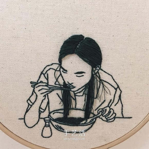 3D立體感的刺繡作品 精美的手工刺繡發(fā)型 -  rpnrmr.com