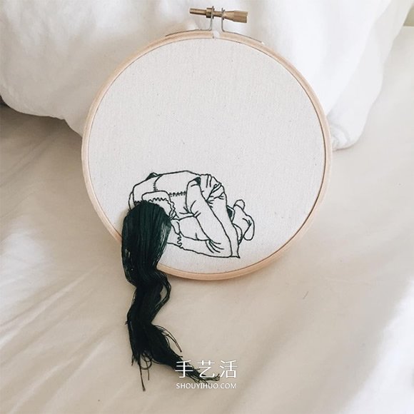 3D立體感的刺繡作品 精美的手工刺繡發(fā)型 -  rpnrmr.com