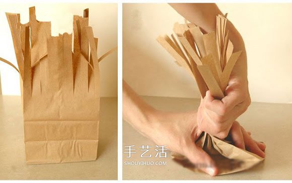 牛皮紙袋做立體大樹 幼兒園大樹的制作方法 -  rpnrmr.com