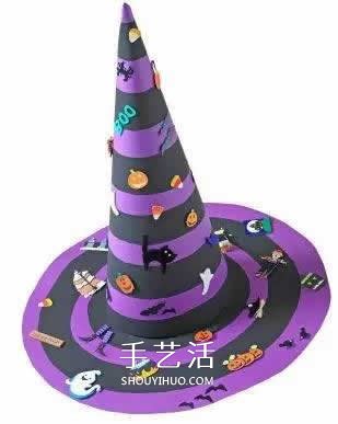 幼兒萬圣節(jié)帽子的做法 手工制作萬圣節(jié)帽子圖解 -  rpnrmr.com
