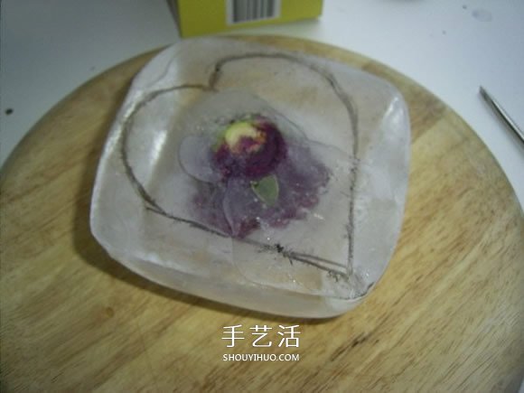 創(chuàng)意情人節(jié)禮物冰凍愛心DIY制作圖解教程 -  rpnrmr.com