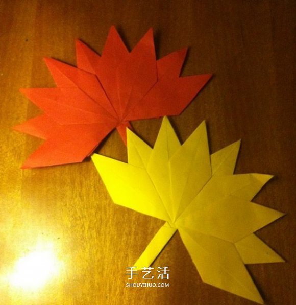 幼兒楓葉的折紙方法 簡單折疊楓葉圖解教程 -  rpnrmr.com
