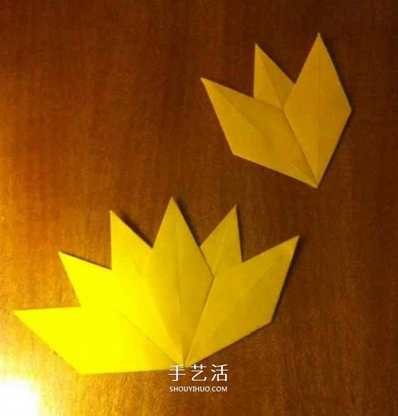 幼兒楓葉的折紙方法 簡單折疊楓葉圖解教程 -  rpnrmr.com