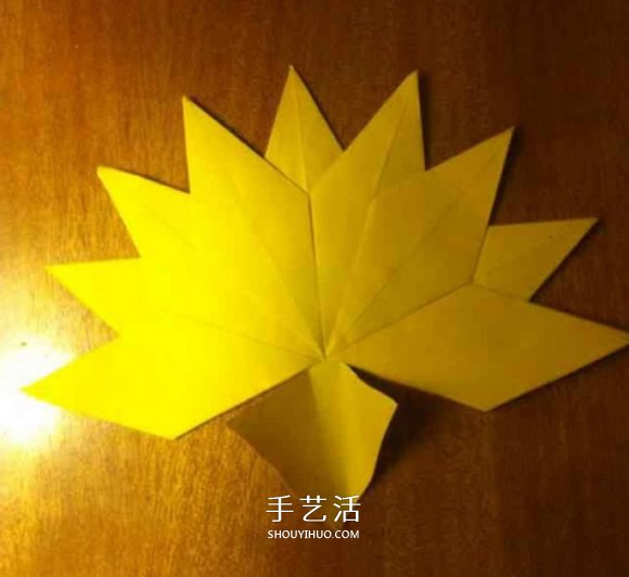 幼兒楓葉的折紙方法 簡單折疊楓葉圖解教程 -  rpnrmr.com