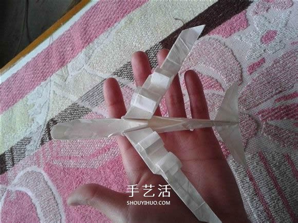 Victor客機的折法圖解 復(fù)雜折紙客機的步驟圖 -  rpnrmr.com