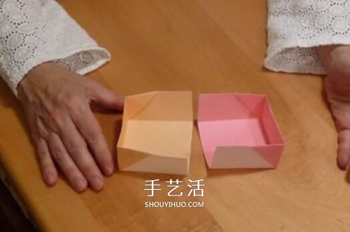 帶蓋方盒子的折紙方法 簡單方形紙盒折疊圖解 -  rpnrmr.com