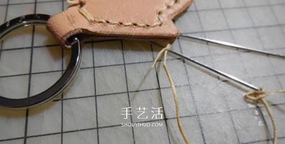 自制皮革鑰匙扣的方法 皮革手工制作鑰匙扣 -  rpnrmr.com