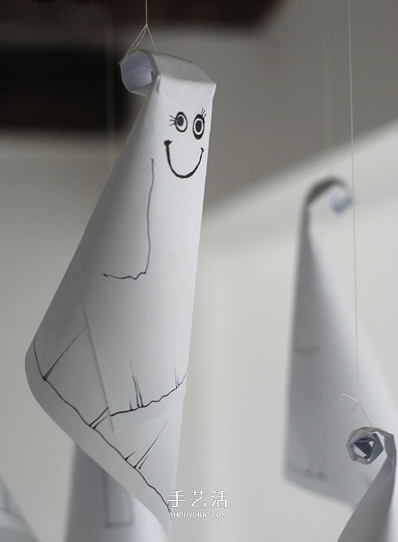 萬圣節(jié)幽靈小掛飾制作 幼兒園手工制作幽靈 -  rpnrmr.com