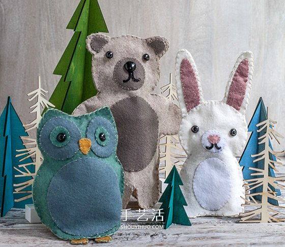 自制小動物手偶圖解 手工布藝制作動物手偶 -  rpnrmr.com
